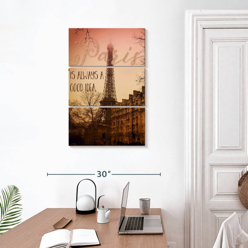 Tergel Paris Is Always A Good Idea, H 32 po x l 20 po