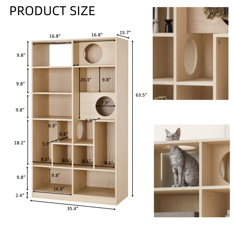 Étagère pour arbre à chat 
