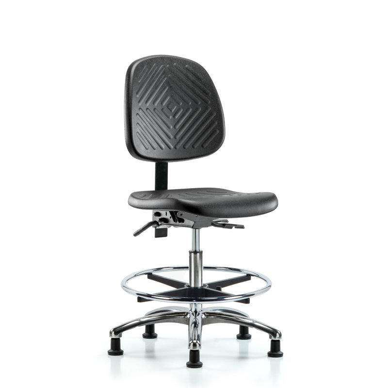 Kari Drafting Chair, Glides, Included, No