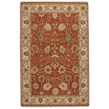 Sarah Hand-Knotted Wool Ivory Apricot Beige Area Rug