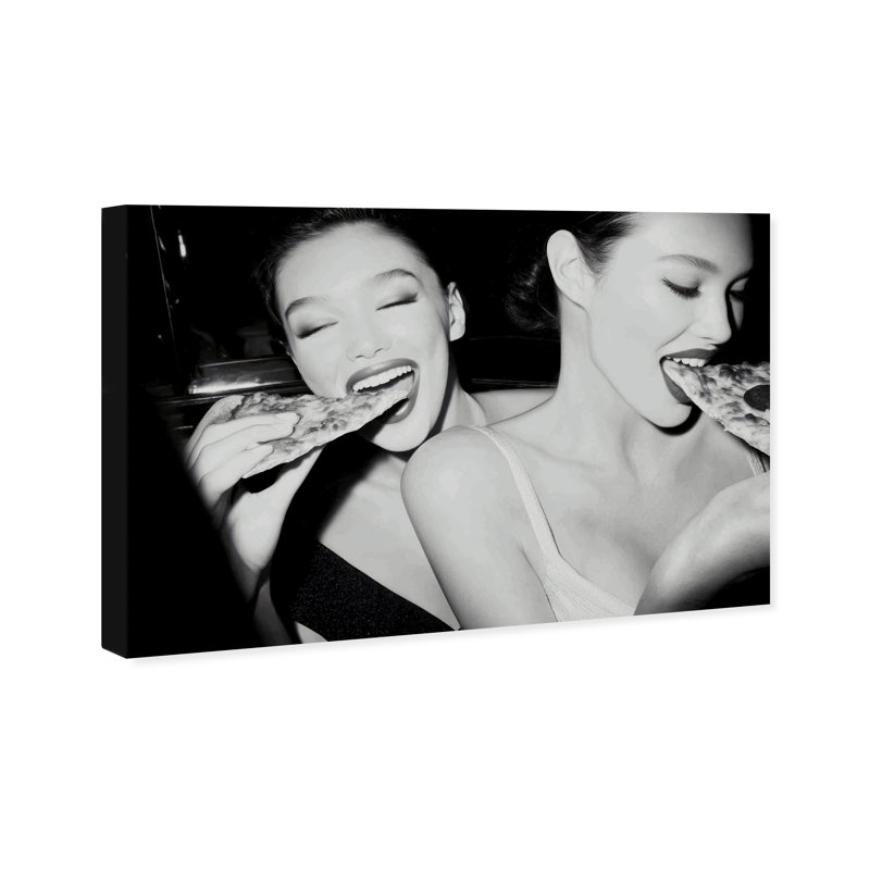 Midnight Mozzarella Print by Oliver Gal, 16"H x 24"W, Gallery Wrapped