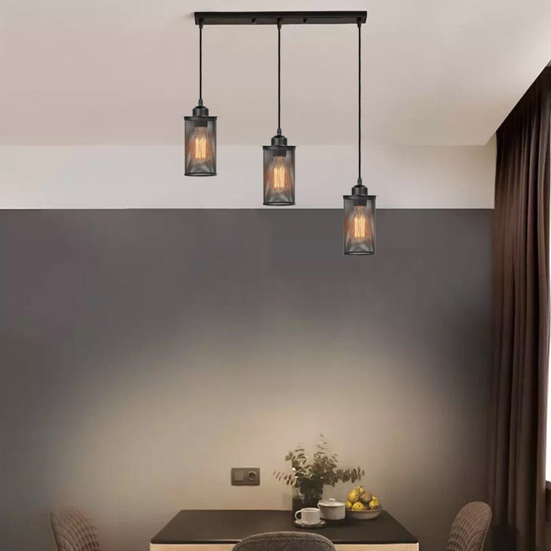Sasser 3 - Light Black Pendant