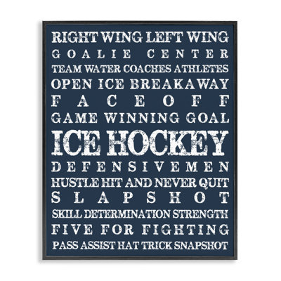 «Ice Hockey Expressions», estampe numérique, design par Melody Hogan