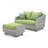Fionnula Aluminum Patio Sofa Seating Set with Sunbrella Cushions-977640181