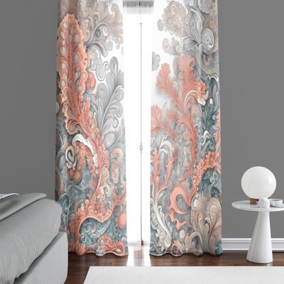 Semi Sheer Curtain Pair