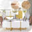 Retangular Coffee Table with Stainless Steel Legs-202404898