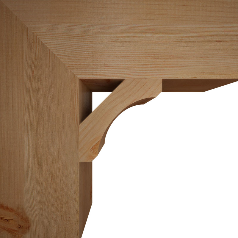 Support en bois rustique Legacy Block, Sapin de Douglas, Lisse, H 18 po x l 5,5 po x P 18 po