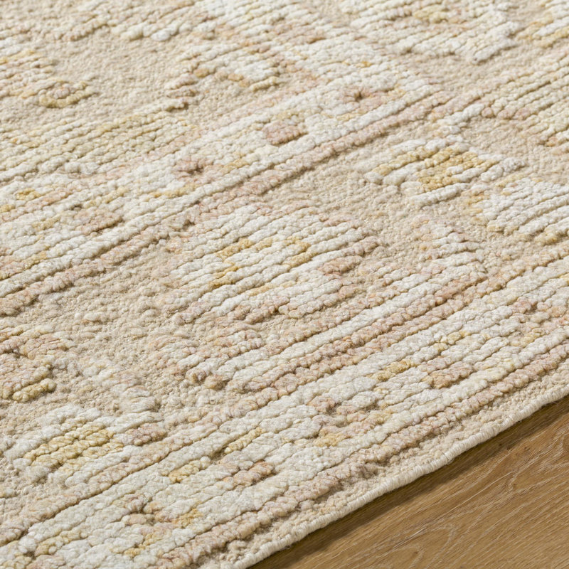 Rectangle Leros Wool Area Rug, Rectangle 2' x 3'