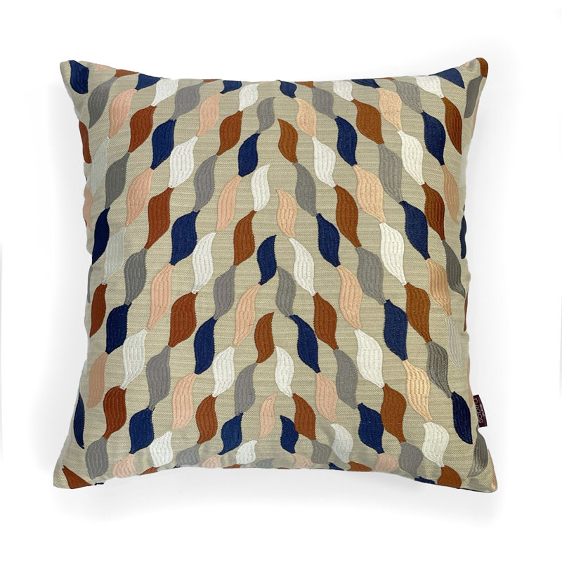 Embroidered Throw Pillow