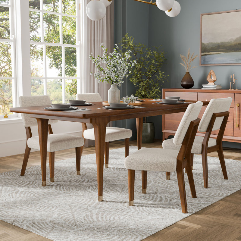 Oberlander 5-Piece Dining Table Set, 5 Pieces: Table, 4 Chairs