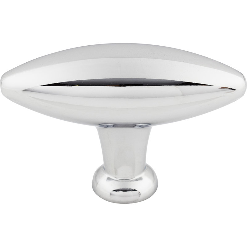 Shrewsbury Small 2 5/16" Length Bar Knob, Polished Chrome