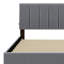 Lit plateforme tapissier avec lit gigogne-967648390