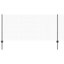 Fence with Post Segment Outdoor Barrier Garden Terrace Divider Boundary-513738622-513738621