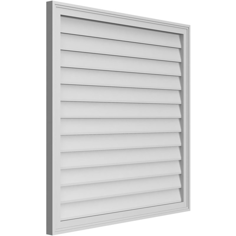 Brickmould Frame, Primed Tan, 38" H x 38" W x 1.5" D