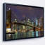 «Brooklyn Bridge Panoramic View», photographie encadrée sur toile-26664946