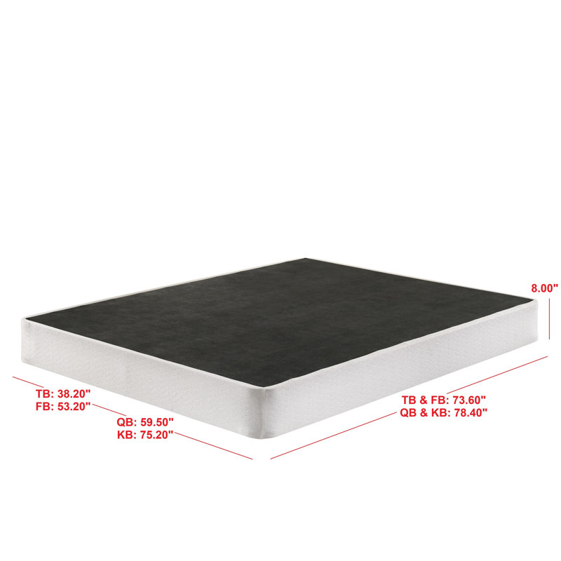 Brambory 8'' Metal Box Spring, Queen
