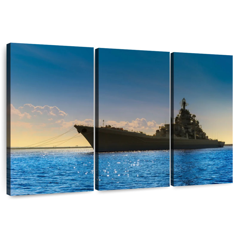 Mait Battleship, 48" H x 74" W
