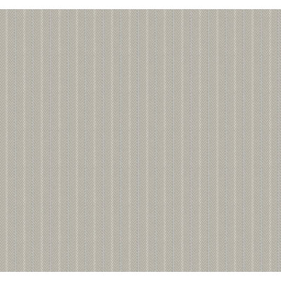 Elkan Stripe Grey Herringbone Wallpaper
