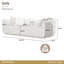 West Kensington Sofa - Buff/Seal Salt Caramel-17470167