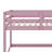Twin Size Stacked Floor Bunk Bed With Ladder Included-1014622937