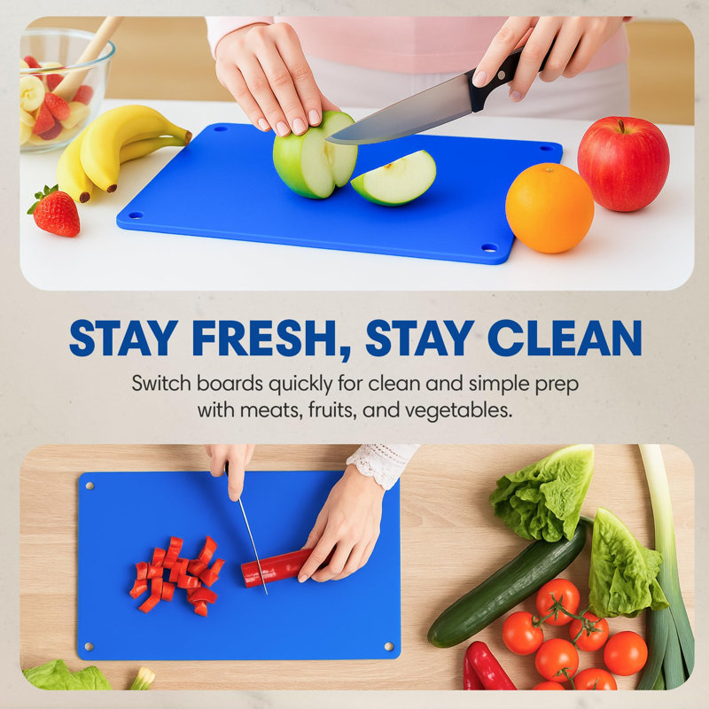 Karving King Plus Meal Prep System With Supplemental Cutting Board - Blue, Blue