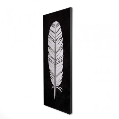 Impression sur toile Native American Feather