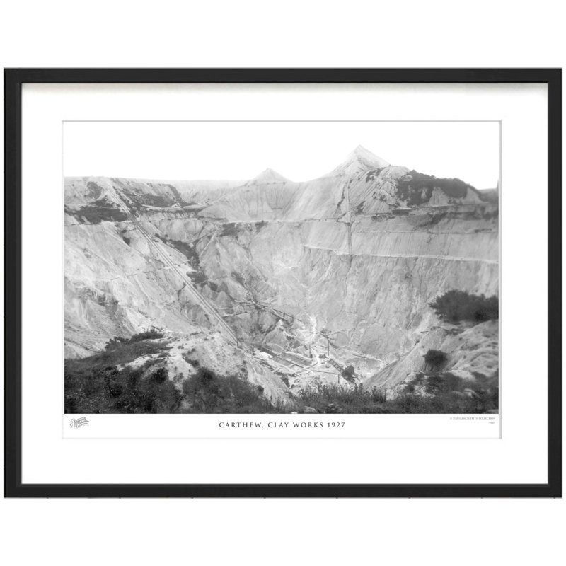 Carthew, Clay Works 1927 - Single Picture Frame Print, 28cm H x 36cm W x 2.3cm D