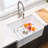 36" L X 20" W Sink With Grid And Strainer - Heat, Stain, Scratch, Rust Reversible, Large Basin, Deep Grand Basin Capacity, Versatile