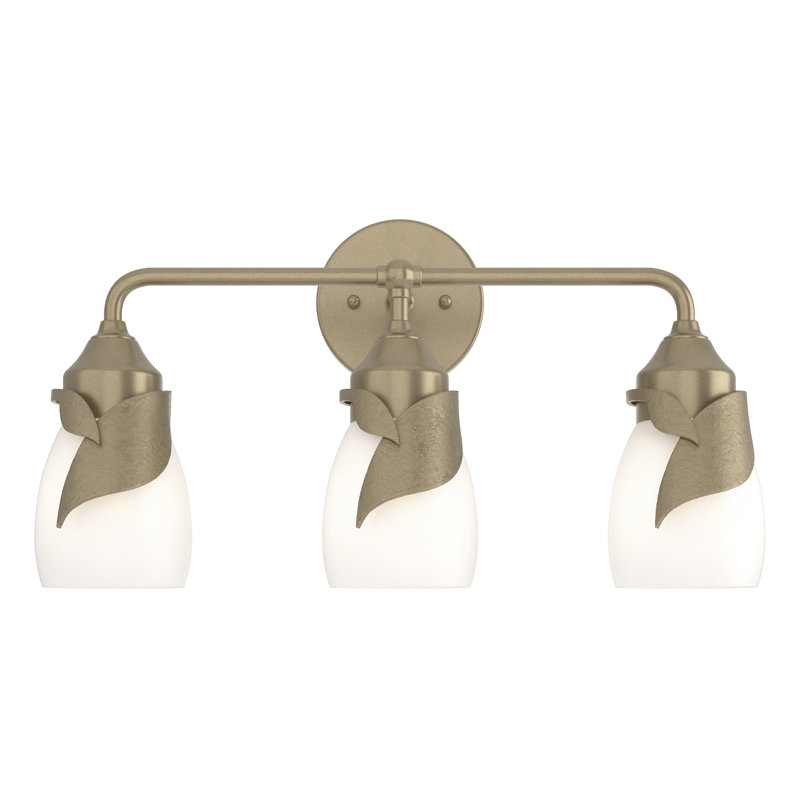 Lapas 3 - Light Dimmable Vanity Light, Soft Gold, Opal White