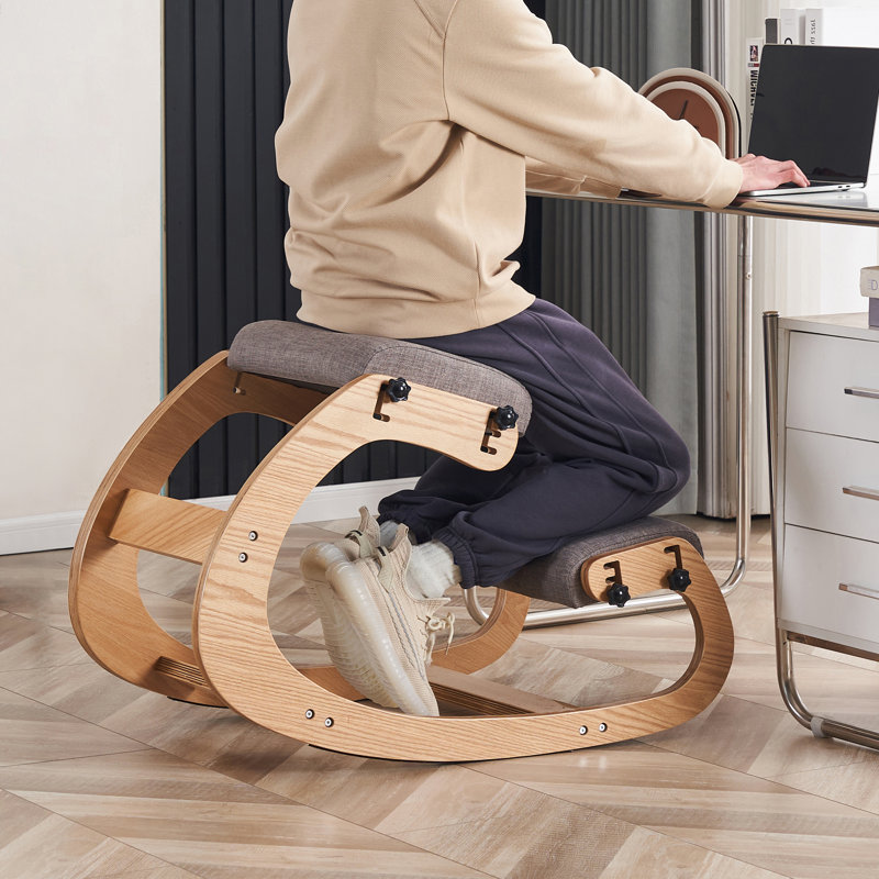 Fauteuil ergonomique à hauteur réglable Loal, Gris