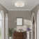 Flaire Fabric Semi Flush Mount