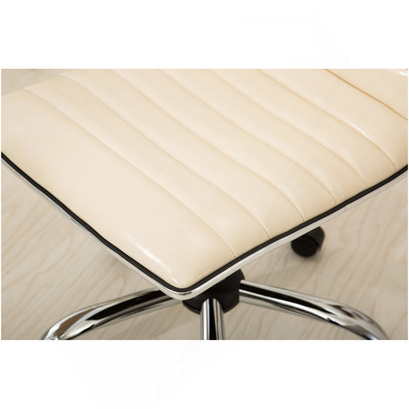 Chaise de bureau Fremo Chromel, Beige