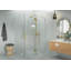 Halo 57 in. x 44 in. x 78 in. 90-degree Fully Frameless Glass Hinged Shower Enclosure-2007590289