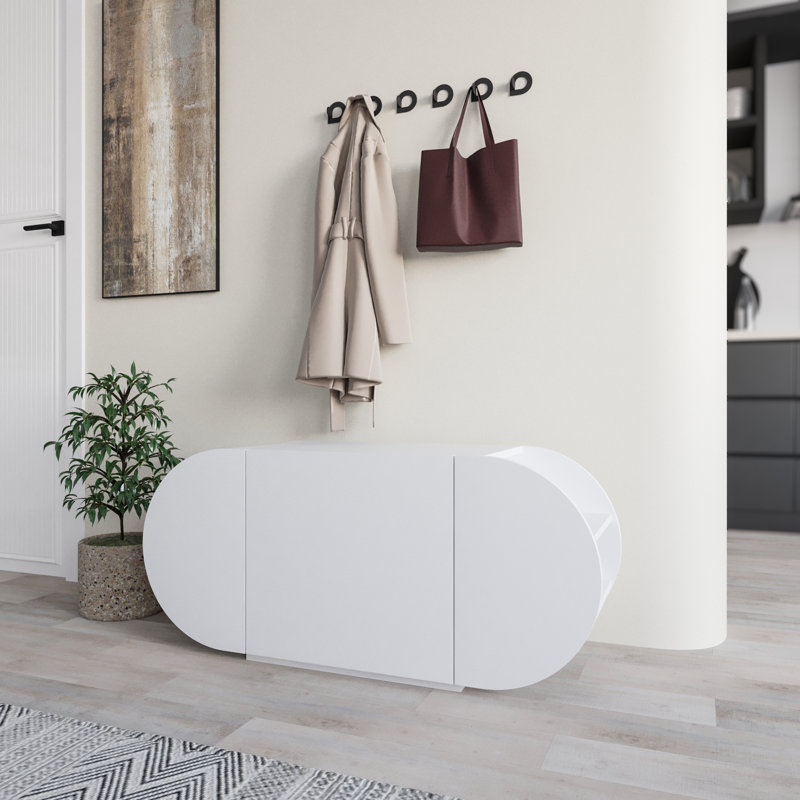 10 Pair Shoe Storage Cabinet, White