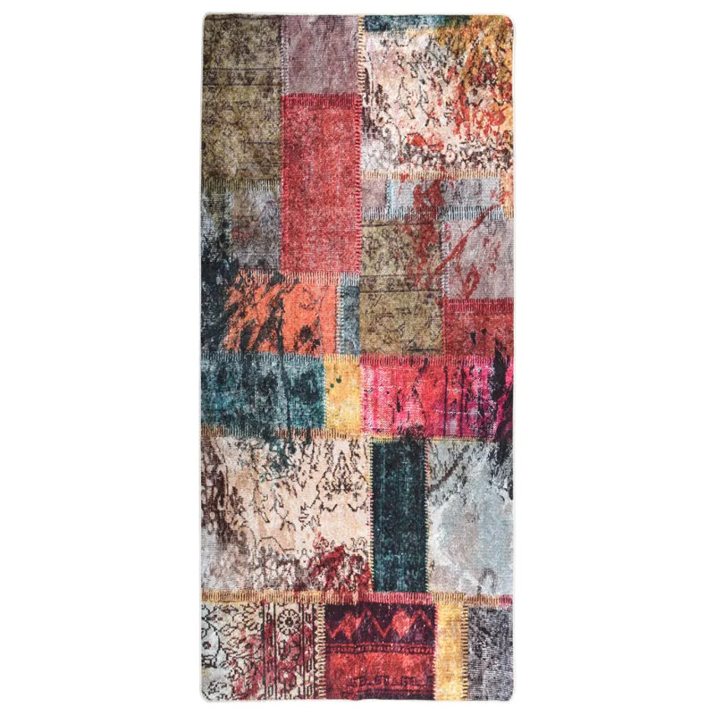 Gilroy Patchwork Area Rug, Runner 80 x 300cm