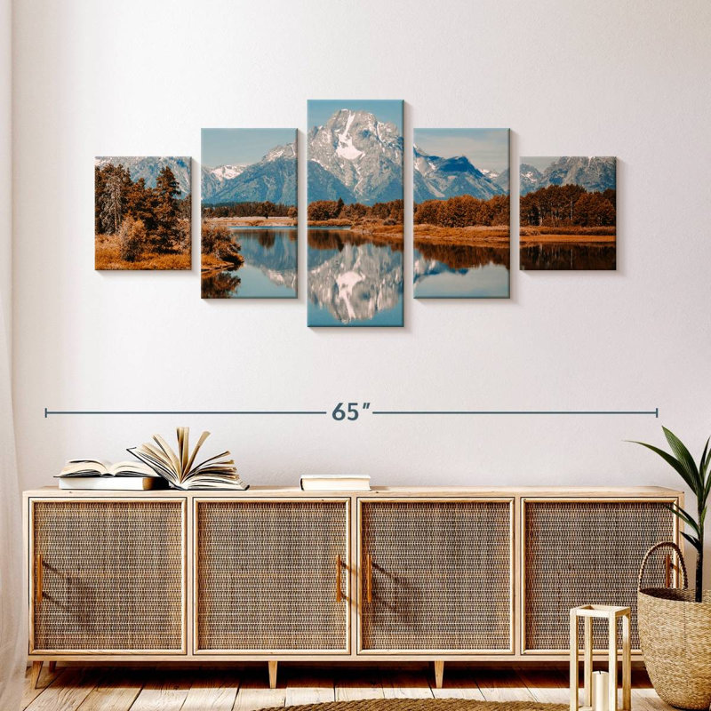 Glorious Grand Teton, 24" H x 55" W