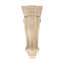 14-1/2 in x 5-3/4 in x 6-5/8 in Unfinished Solid Classic Traditional Plain Wood Corbel-51893719