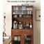 Armoire garde-manger moderne et multifonctionnelle à grande capacité