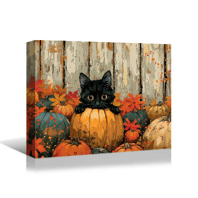 Art mural d'Halloween sur toile