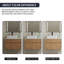 Meuble-lavabo moderne avec rangement