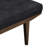 Grey And Oak Tufted Bench