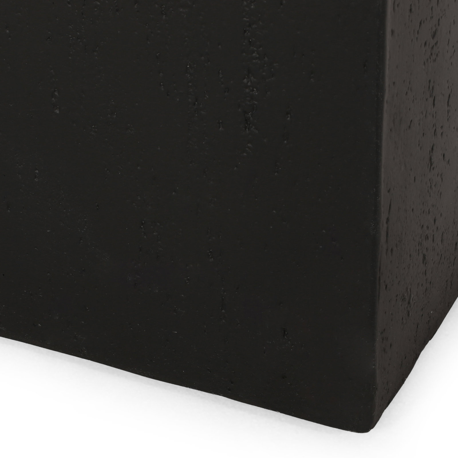 Pot Planter, Black, 18" H x 35.25" W x 18" D, 2