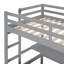 Lit mezzanine simple avec bureau, tableau d'écriture et armoire, parfait pour un espace compact et multifonctionnel-809053775-809053773