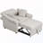 Chenille Convertible Sleeper Sofa-1202535481
