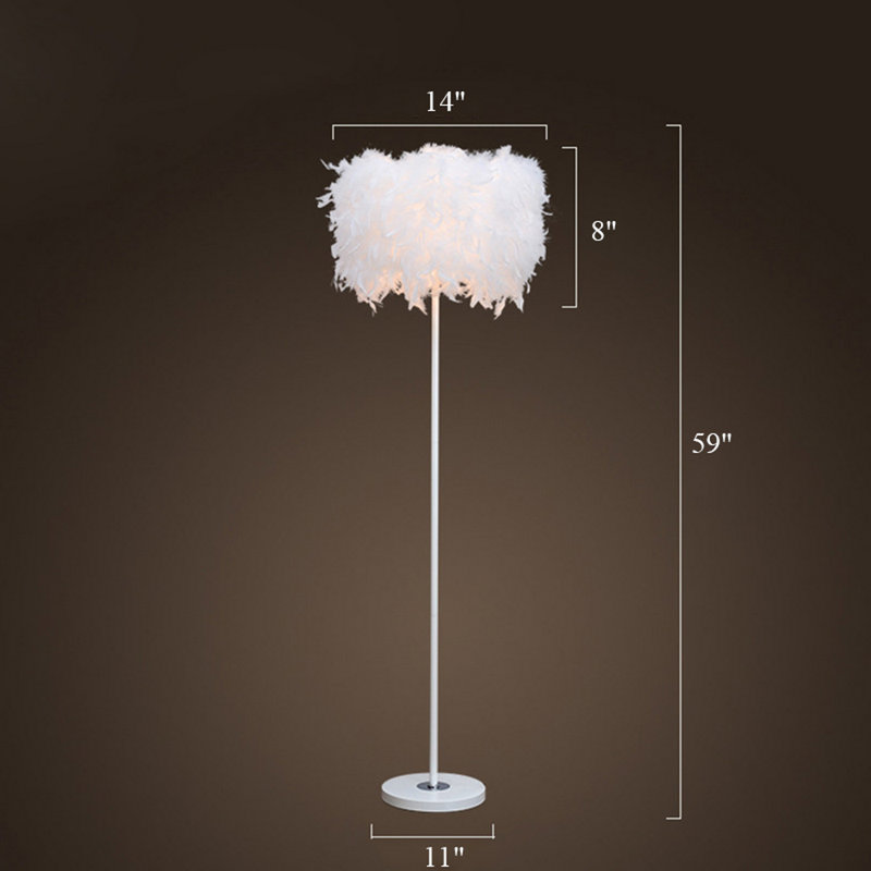 Lampe sur pied 59 po Rayish