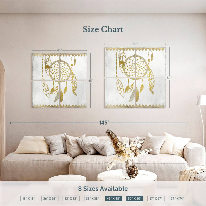 Kerner Dreamcatcher I, 45" H x 45" W