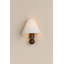 Applique murale 1 lumière en laiton vieilli 8 po de largeur Mitzi Candice