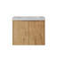 Ensemble de meuble-lavabo mural simple 23,6 po Kachelle