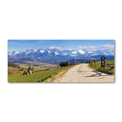 Panorama Of The Tatra Mountains - Wrapped Canvas Print