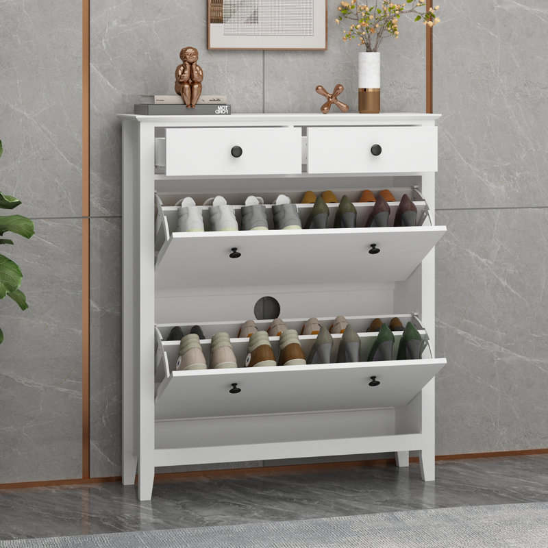 16 Pair Shoe Storage Cabinet